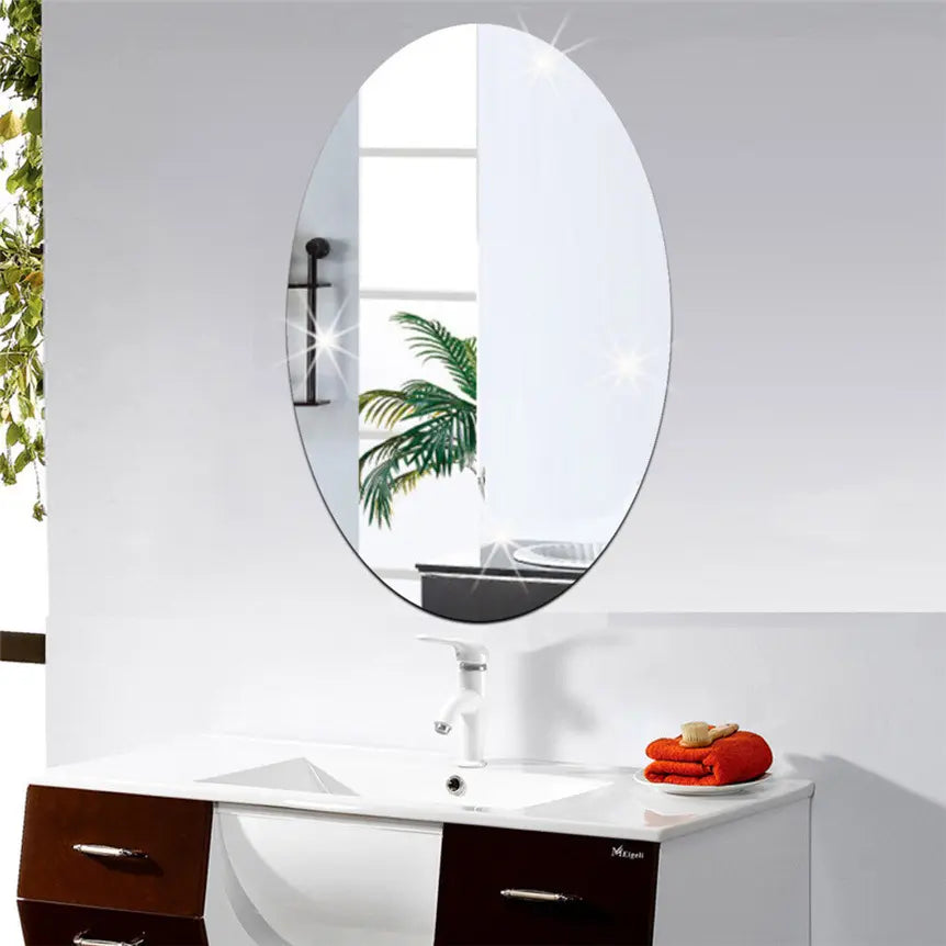 Oval Bathroom House Mirror