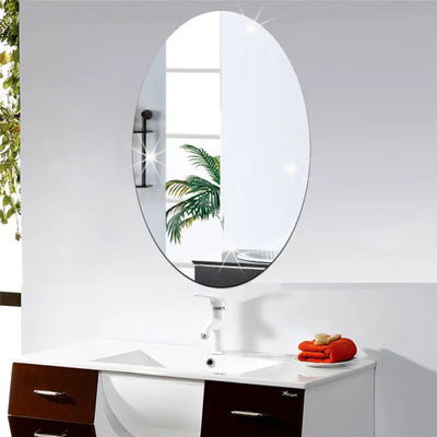 Oval Bathroom House Mirror