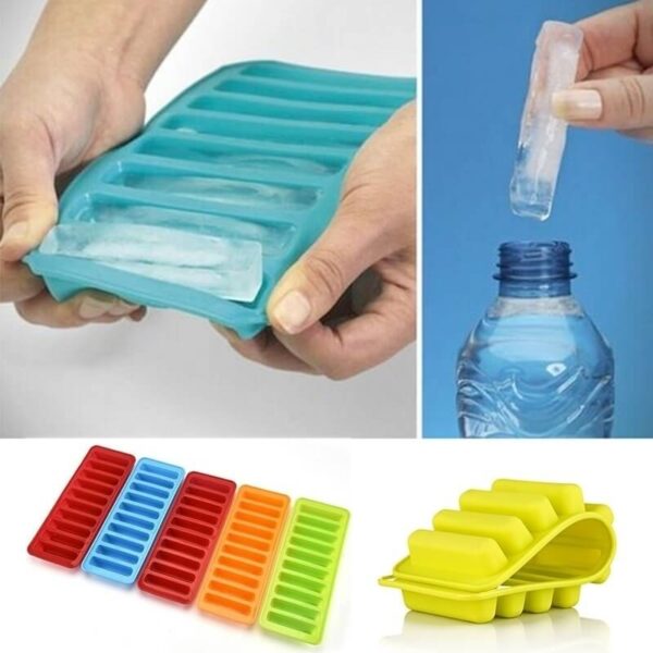 Silicone Ice Tray With Plastic Cover Cap