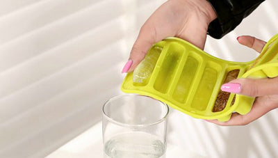 Silicone Ice Tray With Plastic Cover Cap