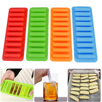 Silicone Ice Tray With Plastic Cover Cap