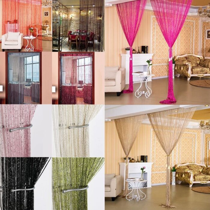 100cmX200cm Glitter Tassel Curtain String