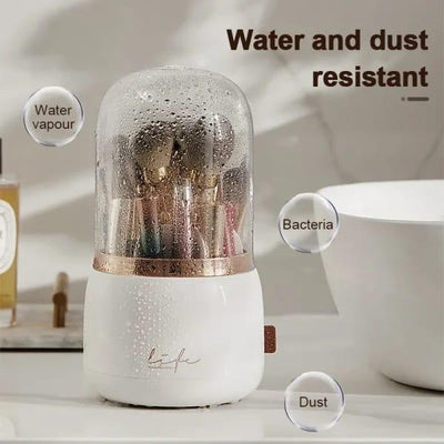 Rotating makeup organizer