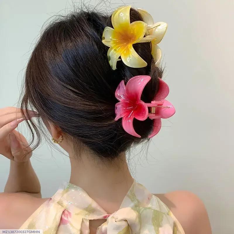 Big flower hair catcher