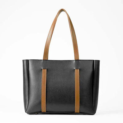 Women leather tote bag