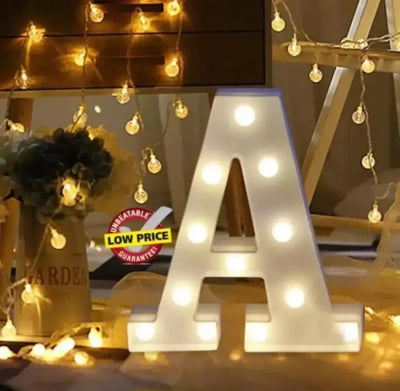 1pcs Led Alphabet Battery Operated All Led Letter A To Z For Night Lights