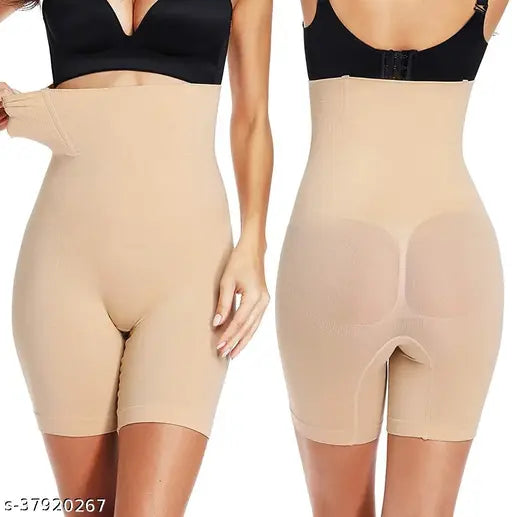 Women's cotton lycra tummy control 4in1 blended high waist