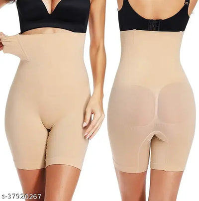 Women's cotton lycra tummy control 4in1 blended high waist