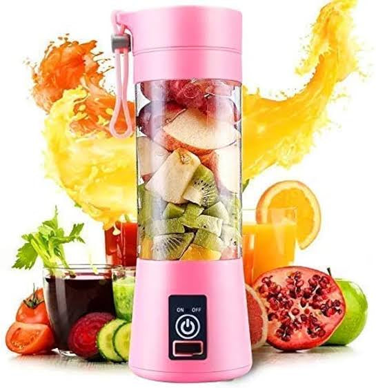 6 Blades Electric Blender Mini Portable Juicer Usb