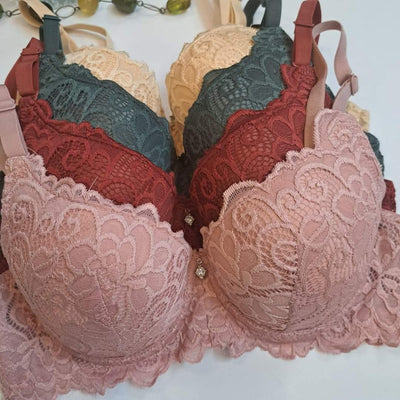 Phoppy floral thin Pad Bra