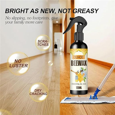 Beewax Spray (120ml) + Beewax 85g(wax) + Sponge Beeswax Furniture Polish And Cleaner