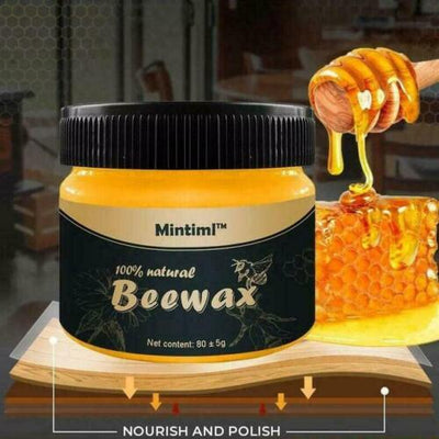 Beewax Spray (120ml) + Beewax 85g(wax) + Sponge Beeswax Furniture Polish And Cleaner