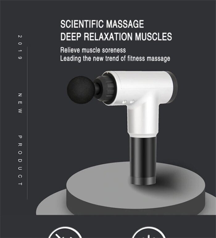 Fitness Muscle Relaxer Soreness Pain Relief With 4 Massage Heads