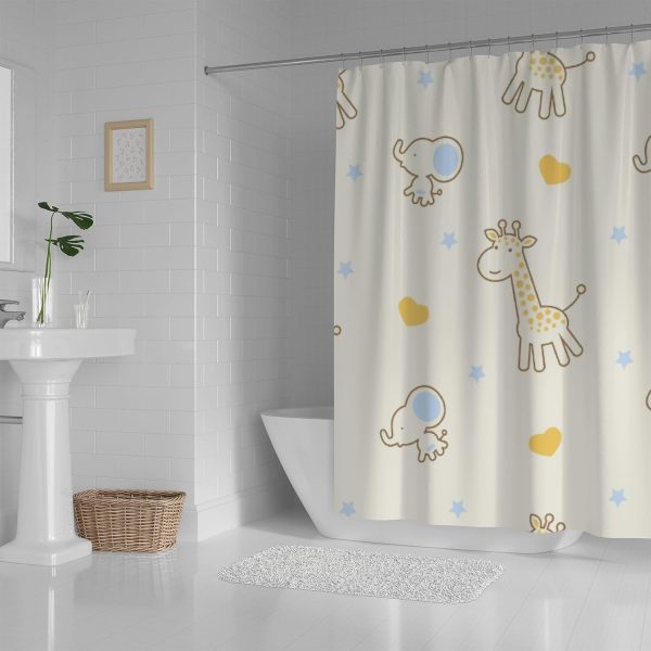 Bathroom Shower Curtain ,modern Waterproof