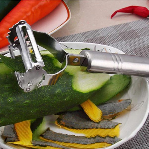 High Quality Stainless Steel Potato Cucumber Carrot Grater Julienne Peeler