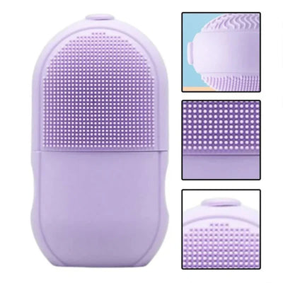 Ice Roller Facial Massage | Silicone Cleansing Ice Lattice | Ice Cube Roller With Scrub –(withbox ) Random Color