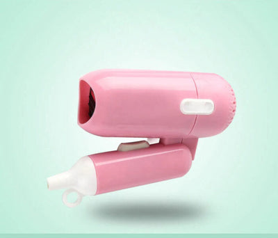 1400W Mini Hair Dryer Foldable House Thermostatic Air Collecting Traveler Blower