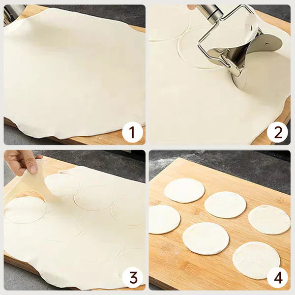 Rolling Dough Cutter, Dumpling Making Tool